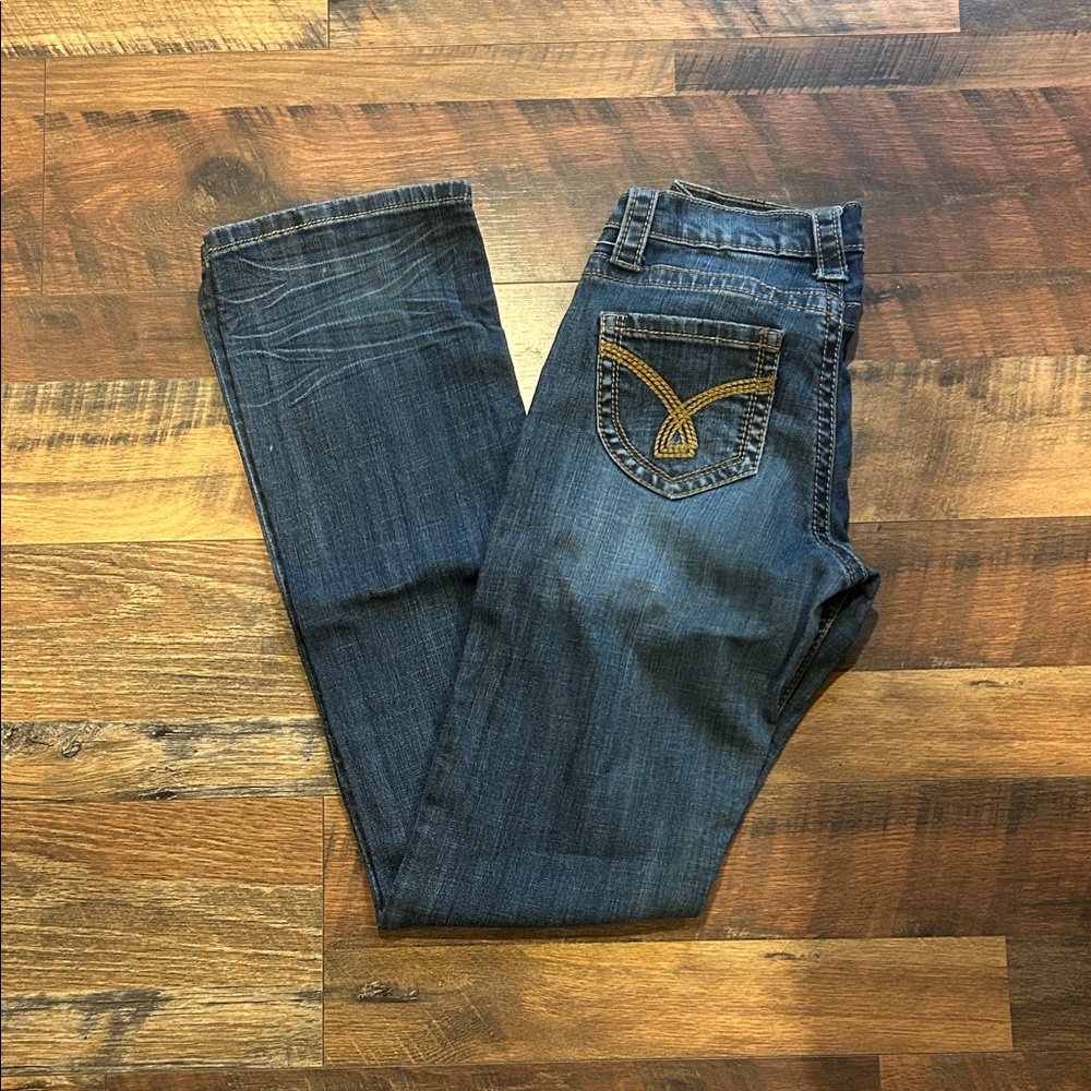 Tin Haul Women's Boot Cut Jeans - Dark Blue